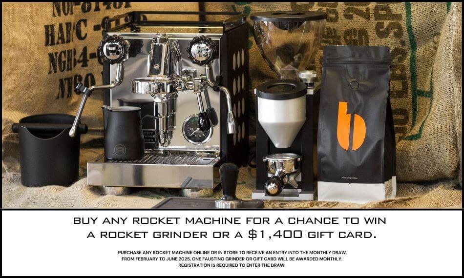 Win a Rocket Espresso Faustino Grinder or Gift Card – Enter Now!