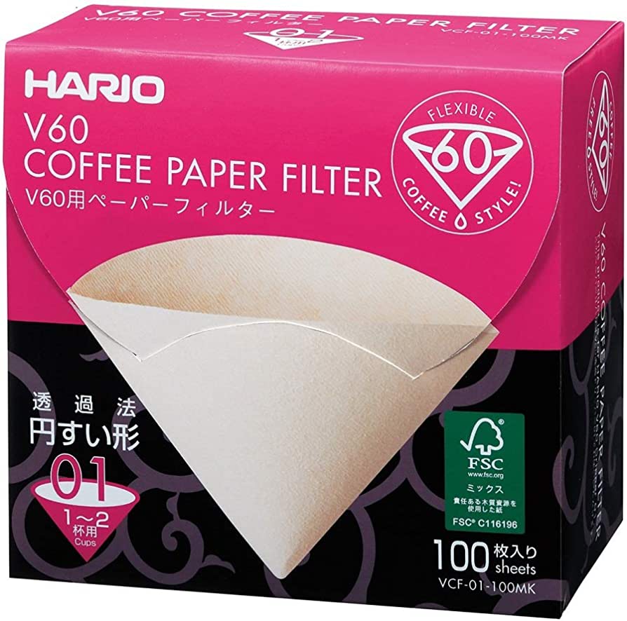 Hario V60 Paper Filters - 100 pack