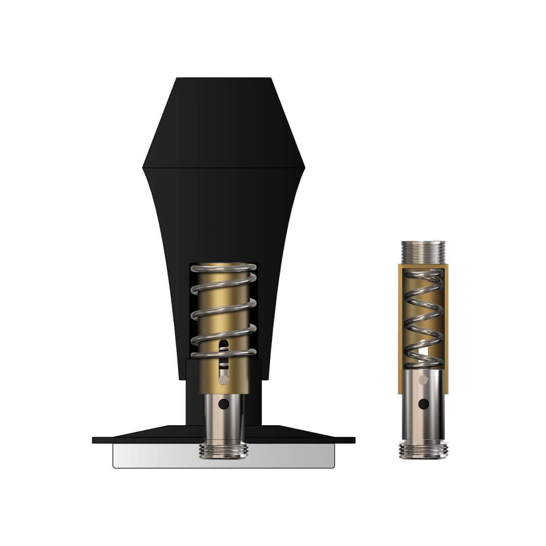Artisan Barista Lotus Click Tamper internal spring mechanism cross-section