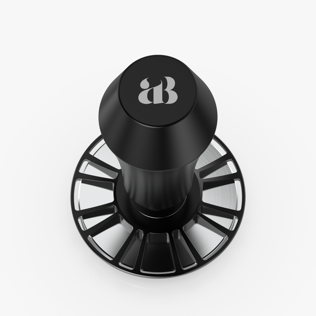 Artisan Barista Lotus Click Tamper 58.3mm, top view