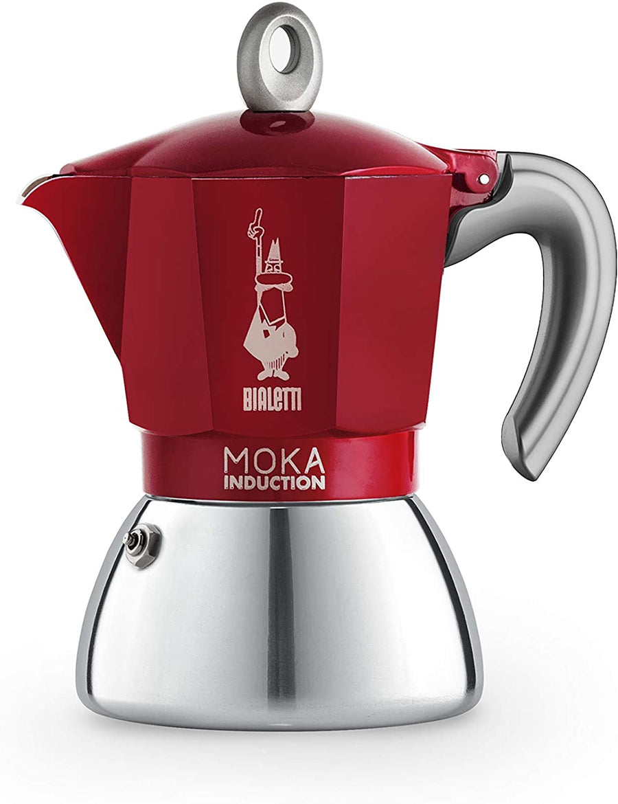 Bialetti Moka Induction – Red - The Beanery