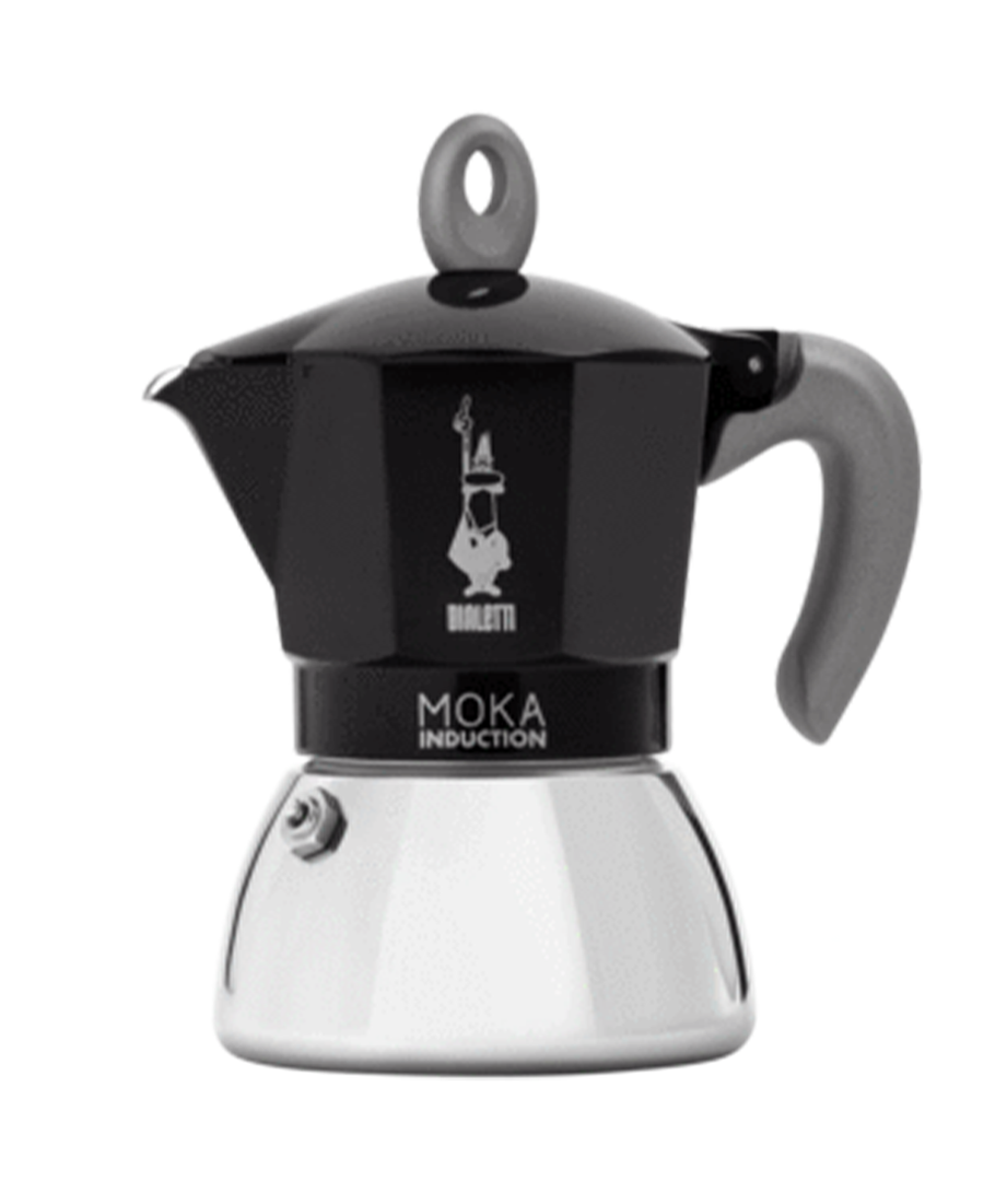 Bialetti Moka Induction – Black - The Beanery